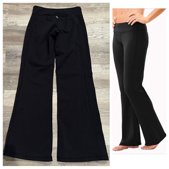 ATHLETA Wide Leg Flare Yoga Legging Pants Size XSP Confy Lounge Y2K Gym - Picture 13 of 13